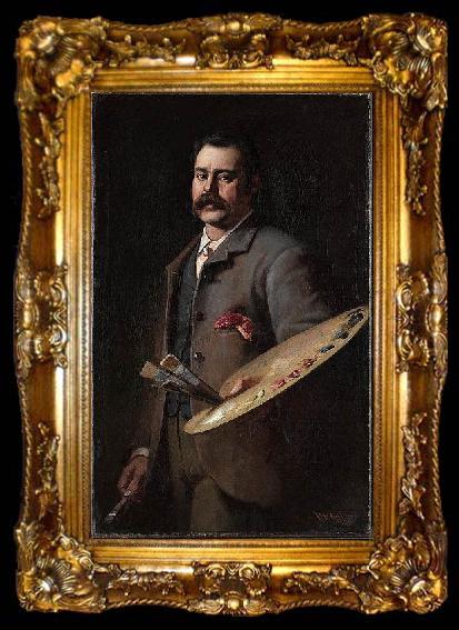 framed  Frederick Mccubbin Self-portrait, ta009-2